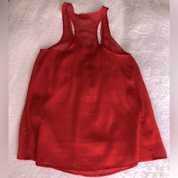 Aerie sheer racerback tank top blouse - Picture 2 of 4